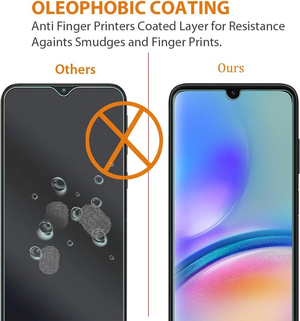 AYSOW Proteggi Schermo in Vetro Temperato per TCL 50 5G, Pellicola in Vetro Premium da 0,3 mm 9H Durezza 2.5D, Antigraffio, Proteggi Schermo per TCL 50 5G[Confezione da 3