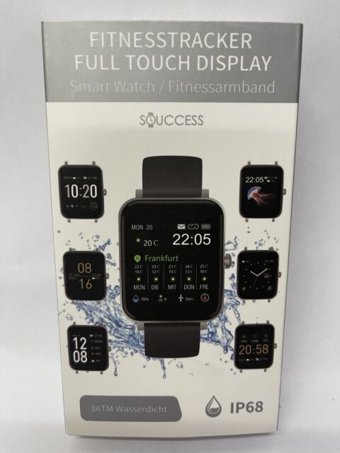 SOUCCESS FITNESS WATCH WITH Full Touch Display SMARTWATCH Always ON Display FITNESS-