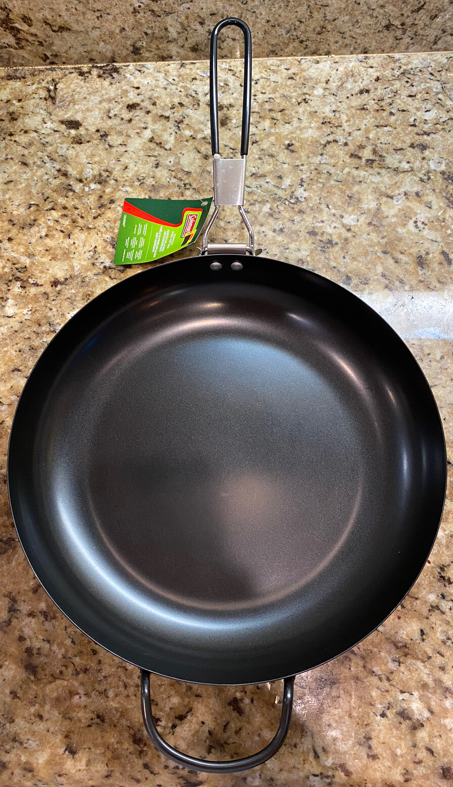 NEW Coleman 12 inch Collapsible Frying Pan Non Stick Steel Outdoor