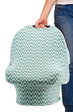 Carseat Cover for Infant/Baby - Functions as Nursing Cover for Breastfeeding