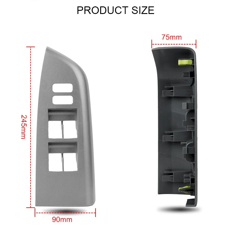 Переключатель переднего левого окна отделочная панель ободка 74232-0C100 для Toyota Sequoia Tundra - Изображение 3 из 4