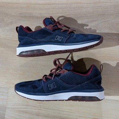 DC | Heathrow IA SE Leather Sneakers Navy Casual Skate Shoes | Women's Size 8