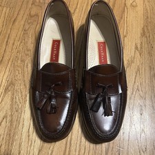 Cole Haan Men's Vintage Brown Tasseled Loafers