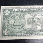 1974 $1 Rare Front To Back Wet Strong Ink Transfer With Strong Transfer — photo 3