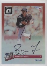 2017 Panini Donruss Optic Red Prizm 5/5 Reynaldo Lopez #1993-RL Auto 0z8z