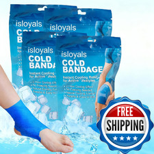 4 Packs Ice Tape Self Sticking Bandage Wrap Instant Cold Compression Tape Wrap C