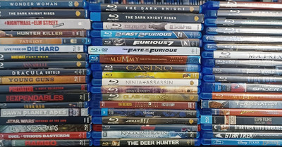 Blu-Ray Movies: Action, Sci-Fi, Adventure, Drama, Thriller - Good to Like New