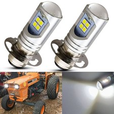 BRIGHT WHITE 12V LED HEADLIGHT BULBS FOR KUBOTA TRACTOR L175 L1500 L225 L345