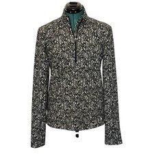 Spyder Pullover Womens Medium Black White Fleece 1/4 Zip Ski Base Layer Top