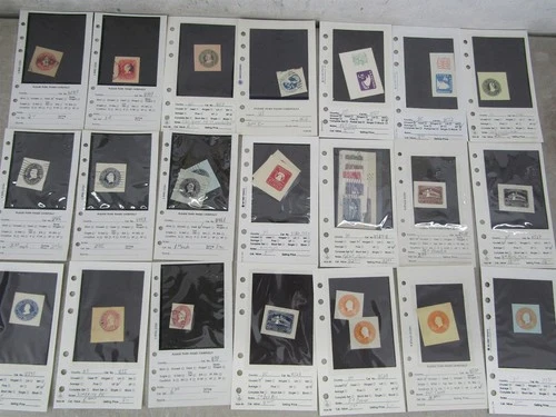 Nystamps US back book cut square stamp collection high cost m28wk
