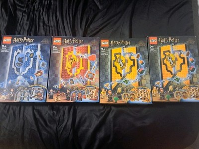 LEGO Harry Potter Hausbanner 76409, 76411, 76412 Insgesamt 4 Stück Neu & OVP