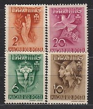 Hungary - Mail 1939 Yvert 538/41 * Mh Scouting