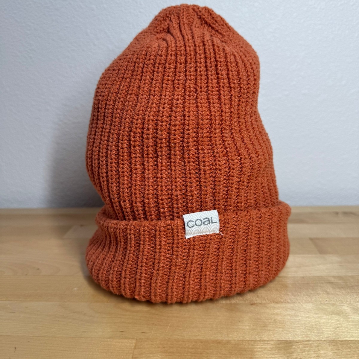 ☆年末セール REDDISH BROWN ／ KNIT CAP 2点セット Coal Headwear The Eddie Beanie Rust Orange Upcycled Cotton Rib