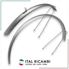 PAIR BICYCLE BICYCLE FENDERS SILVER 28