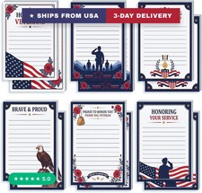48 Pcs Veterans Day Sticky Notes Thank You Veteran Adhesive Notepad
