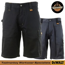 DeWalt Trade Work Shorts Lightweight Cargo Shorts Black or Grey