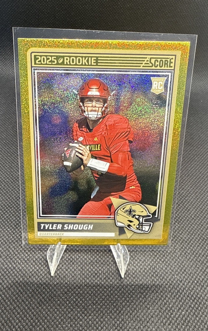 2025 Score - Tyler Shough (RC)  #71 Gold Dots 109/499 