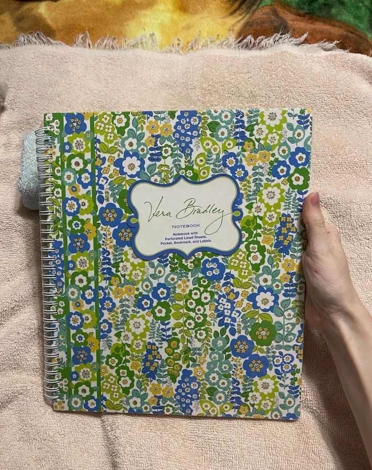 Cuaderno grande Vera Bradley English Meadow con etiquetas RETIRADO RARO nuevo con etiquetas Foto 2 de 4