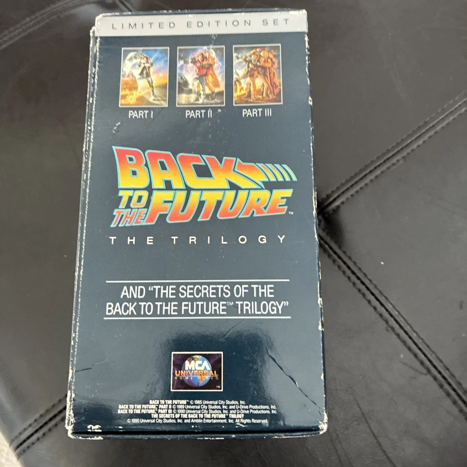 Back to the Future Trilogy and the Secrets of the Trilogy (VHS, 1991, Limited Ed - Image 3 of 4
