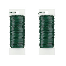 2 St&uuml;ck Kranzdraht, Floristendraht, 22 Gauge, flexibler Draht f&uuml;r Blumenkr&auml;nze,