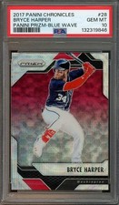 207 Panini Chronicles #28 Bryce Harper /199 GEM-MT Blue Wave PSA 10 9846