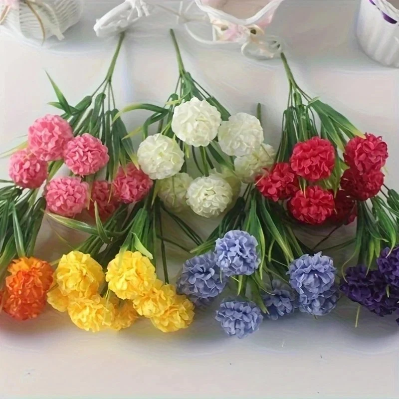 Artificial Flowers Silk Fake Plants UV Resistant — Home In/Outdoor Garden Decor