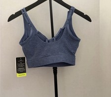 Butter Heather Blue Women s Bodysuit Sleeveless Stretch Casual Size Medium