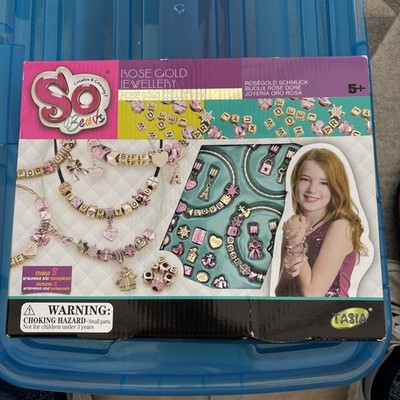 Mädchen Armband Herstellung Kit Perlen Schmuck Charms Anhänger Set Zum Selbermachen Handwerk Kinder Geschenk