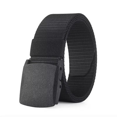 Men s Adjustable Tactical Belt TSA Approved Metal-Free Nylon Canvas Sports Belt