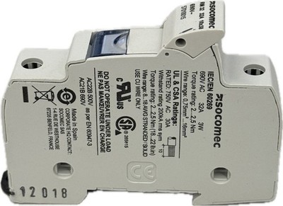 Socomec Sicherungshalter RM 32 32A 10x38mm 57010015