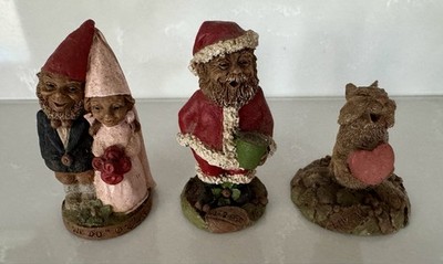 Tom Clark Gnomes Charmers Lot Of 3 WE DO Wedding Couple LUV YA Bunny Santa#70001