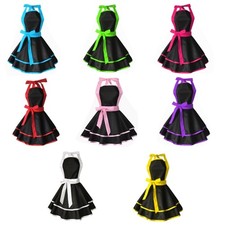 Vintage Cooking Apron Pinafore Lovely Sweetheart Retro Kitchen Apron Dress