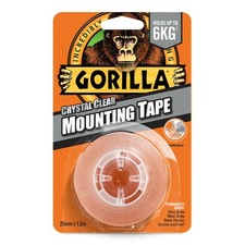 Double Sided Mounting Tape Clear 1.5m Pack of 1