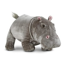 Melissa Doug Giant Hippopotamus Lifelike Plush Toy