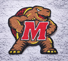 MARYLAND TERRAPINS LOGO NCAA EMBROIDERED IRON ON PATCH 2.5"X2.75" FREE SHIPPING