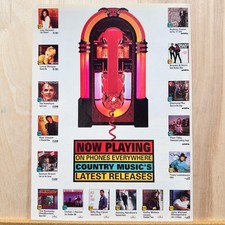 1992 Country Music Latest Releases Vintage Pr...