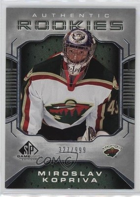 2006 SP Game Used Edition Authentic Rookies /999 Miroslav Kopriva Rookie RC e9p