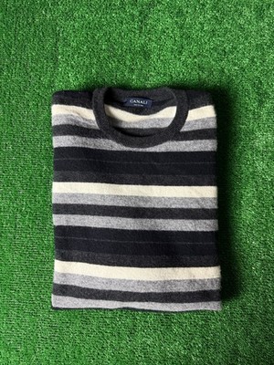 CANALI Rollkragenpullover aus Merinowolle und Kaschmir Vintage Mehrfarbig Herren 2XL