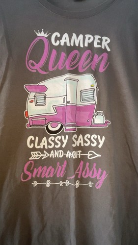 Port & Company Camping Queen Classy Sassy And A Bit Smart Assy