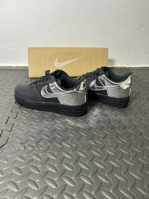 Nike Air Force 1 Low Retro Größe 40 Schwarz/ Chrom