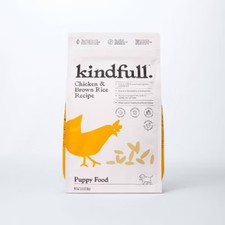 Chicken and Brown Rice Puppy Recipe Dry Dog Food - Kindfull  