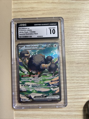 Bouffalant ex graded CGC 10 for sale on eBay