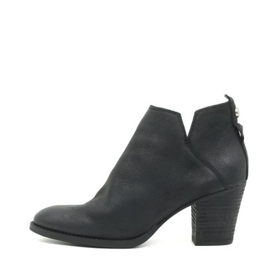 Steve Madden Damen Stiefel Schwarz Leder Reißverschluss Stiefeletten EU 38