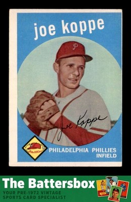 1959 Topps #517 Joe Koppe RC VG/VGEX X3760206