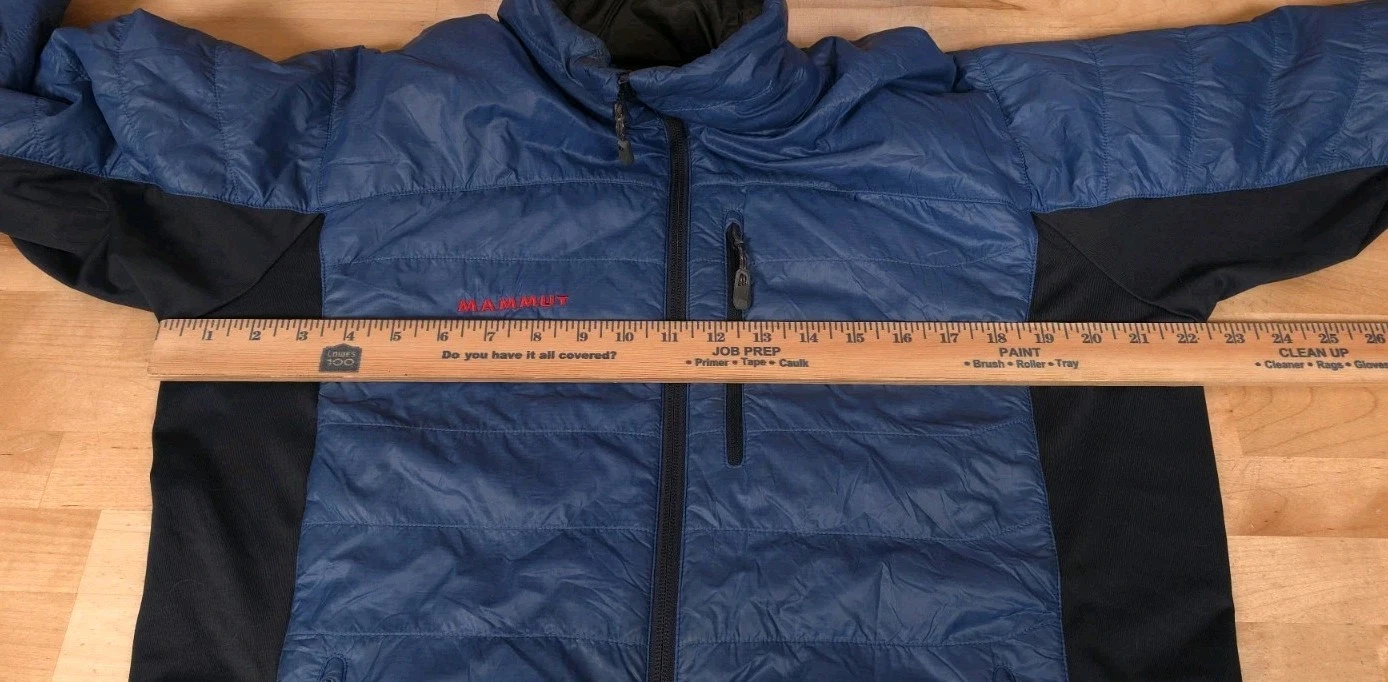 Mammut Jacket Mens Large Blue Insulated Polartec Alpha Ripstop Outdoor Hybrid - product detail image 9