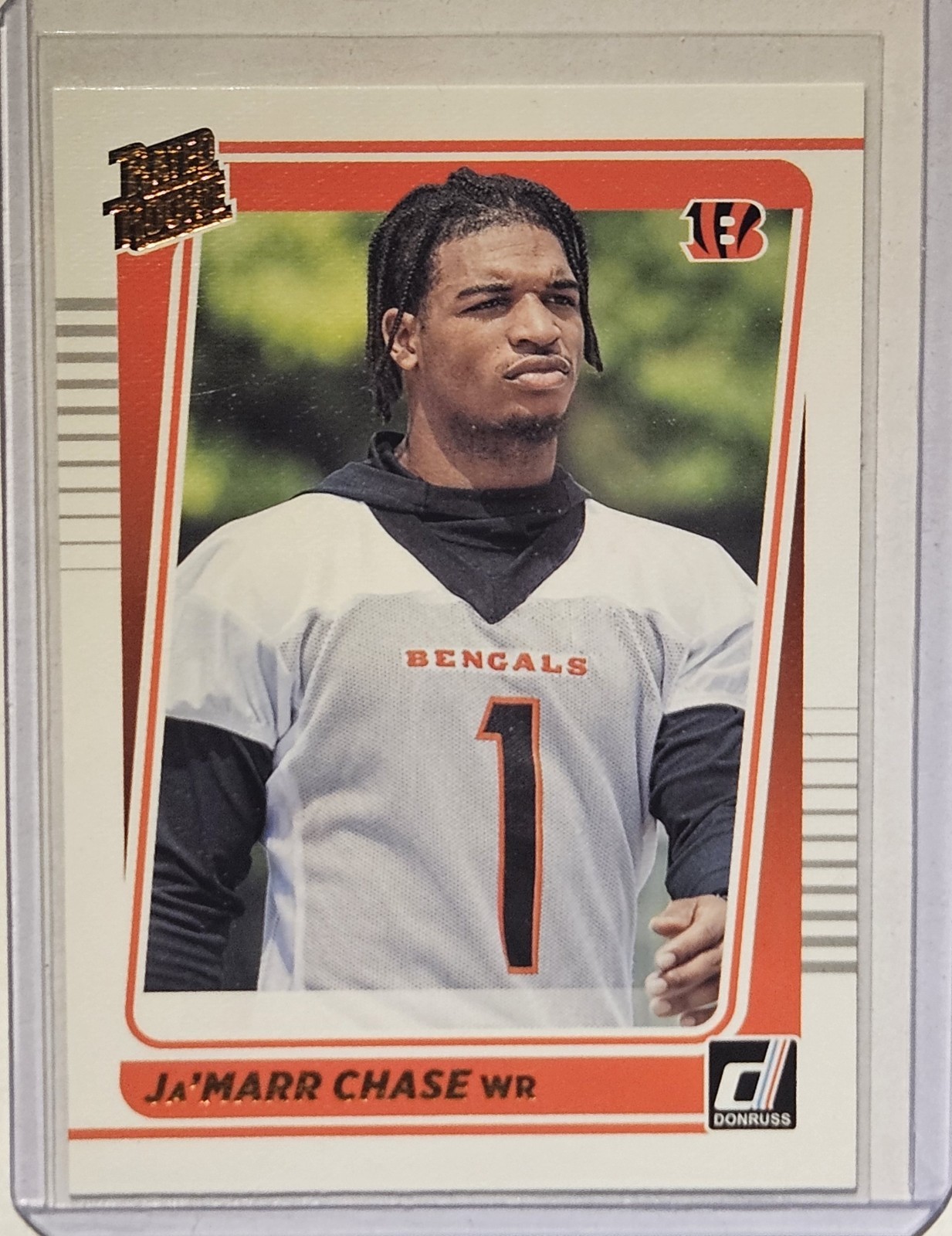 2021 Panini Donruss Ja'Marr Chase #262 RC Rated Rookies Portrait Bengals 🔥