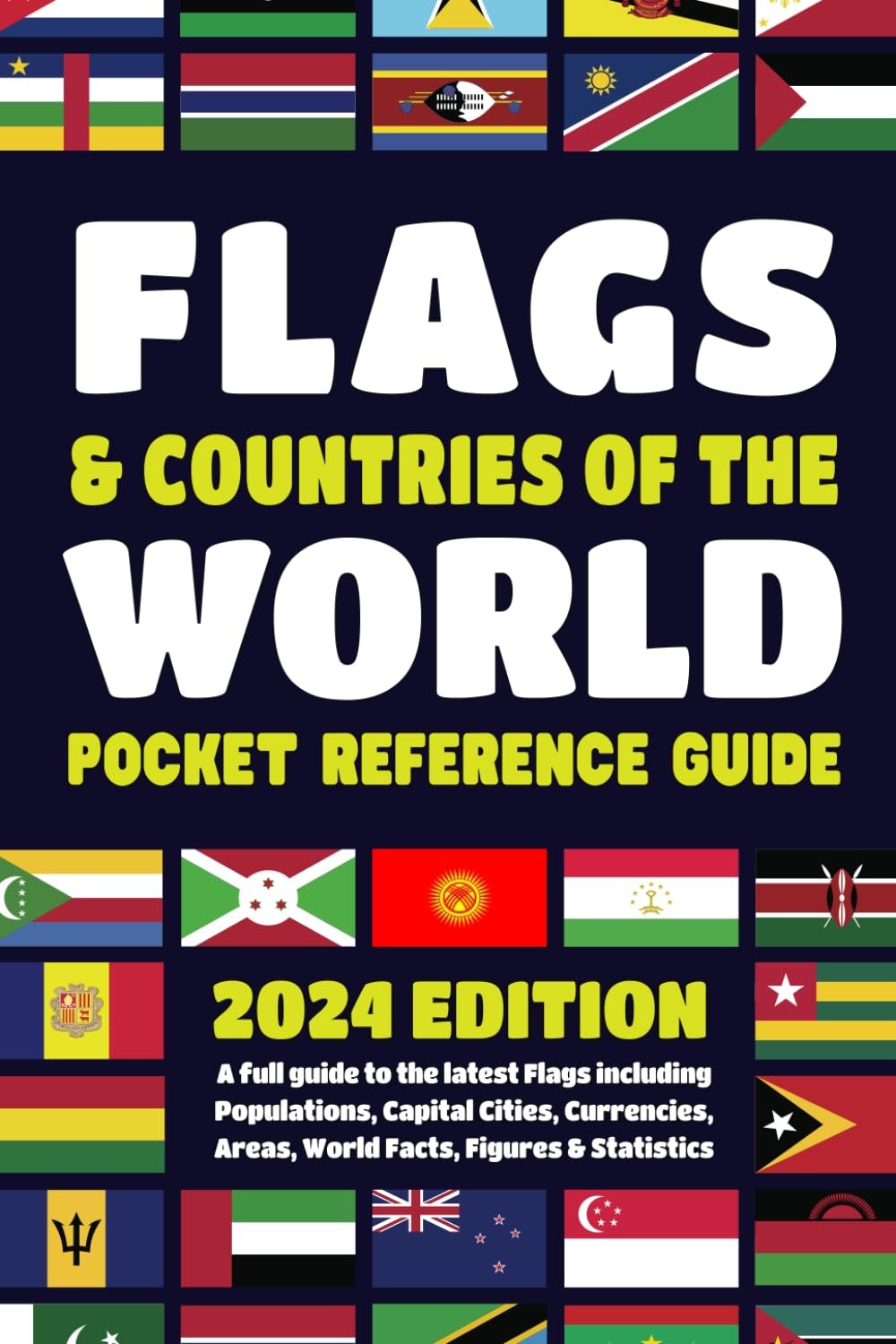 Flags & Countries of the World Pocket Reference Guide: Mini Illustrated Guide to Learn Flags From Around The World, With Map, Population, Area, ... Each Country. Handy Small 4 x 6" Travel Size - Image 2
