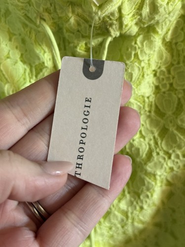 Anthropologie • NWT Ollari Neon Wide Leg Lace Tassel Pant Sz Small Beachy Resort - Picture 4 of 11