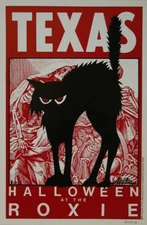 FRANK KOZIK TEXAS HALLOWEEN AT THE ROXIE ROCK CONCERT POSTER SIGNED