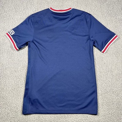 Jordan Paris Saint-Germain PSG 2021-22 Home Jersey Navy Blue